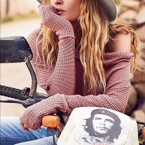 Free people off the shoulder sweater